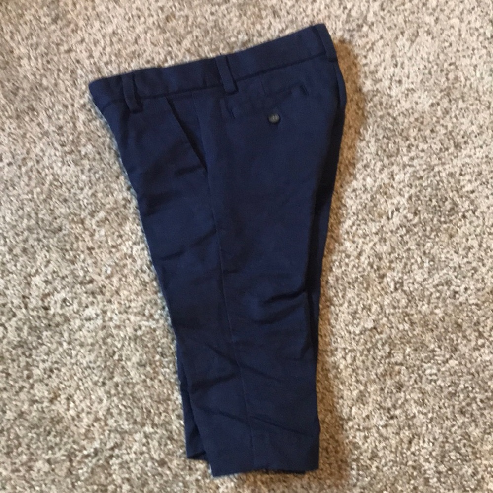 Janie And Jack Linen Cotton Suit Pants